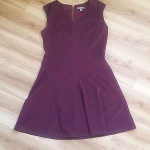 Misses 14 roz&ALI Wine/Burgundy Dress by Dressbarn
